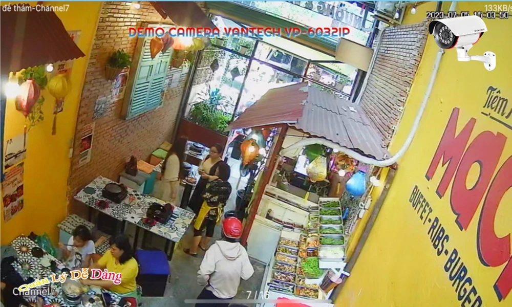 VP-6032IP Camera Cấp Nguồ Qua Dây Mạng VanTech