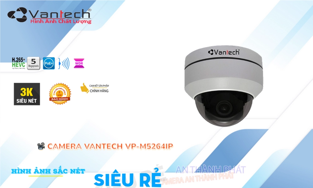 VP-M5264IP Camera Cấp Nguồ Qua Dây Mạng VanTech Giá tốt