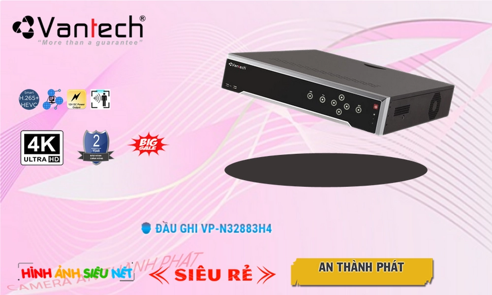 Đầu Ghi Camera VanTech VP-N32883H4 Mẫu Đẹp