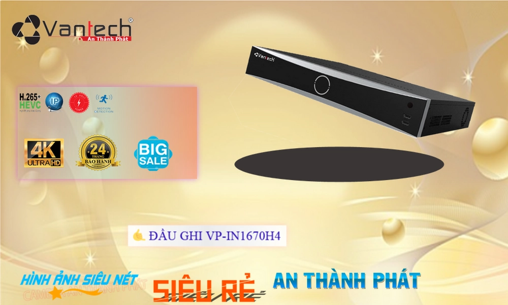VP-iN1670H4 Đầu Thu VanTech