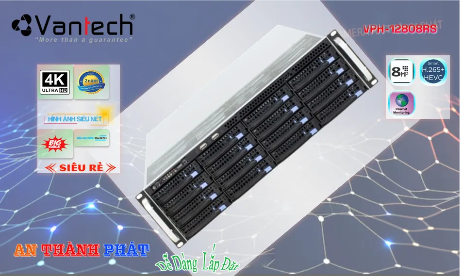 Đầu Ghi VPH-12808RS Công Nghệ Mới Đầu Ghi VPH-12808RS Công Nghệ Mới