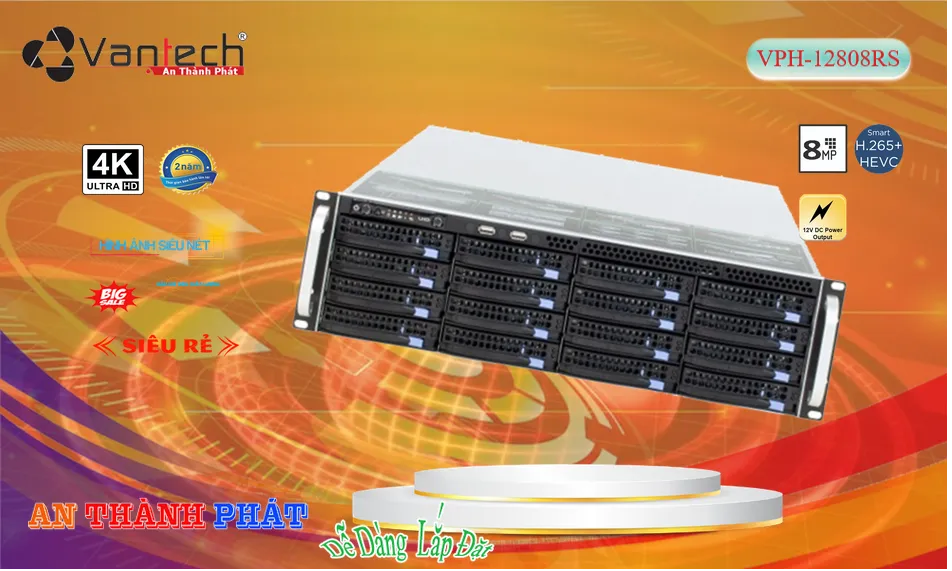 Đầu Ghi VPH-12808RS Công Nghệ Mới Đầu Ghi VPH-12808RS Công Nghệ Mới