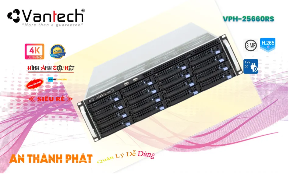 VPH-25660RSThiết Bị Ghi Hình Với giá cạnh tranh VanTech