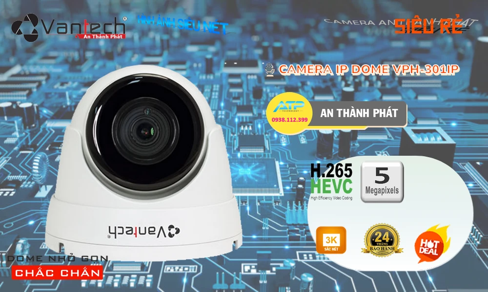 Camera VPH-301IP Công Nghệ Mới