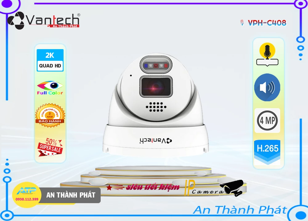 Camera VanTech VPH-C408 Mẫu Đẹp Camera VanTech VPH-C408 Mẫu Đẹp
