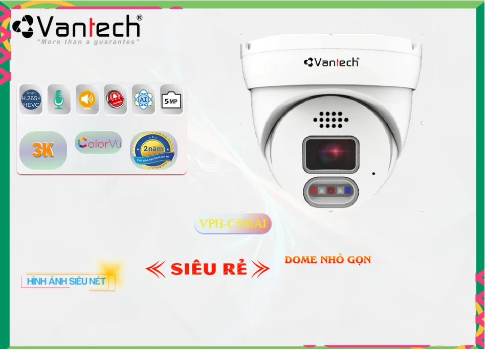 VPH-C508AI Camera đang khuyến mãi VanTech VPH-C508AI Camera đang khuyến mãi VanTech