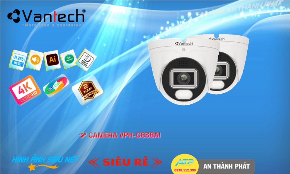 Camera VanTech VPH-C838AI Mẫu Đẹp