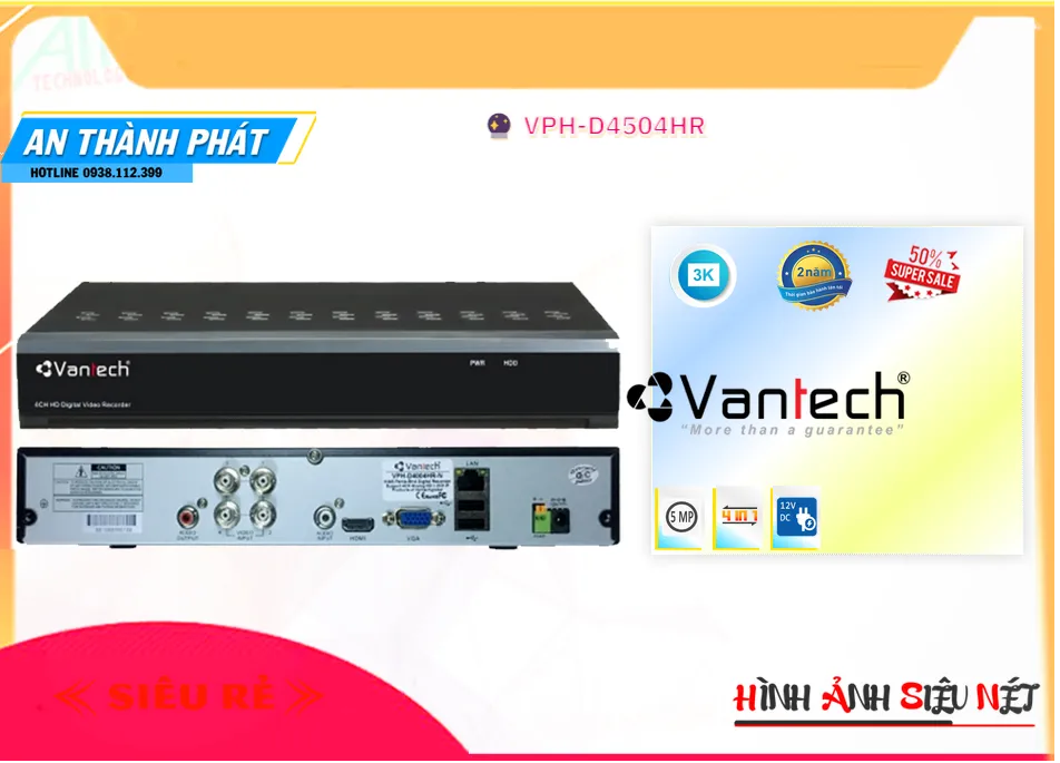 VPH-D4504HR VanTech Giá rẻ VPH-D4504HR VanTech Giá rẻ