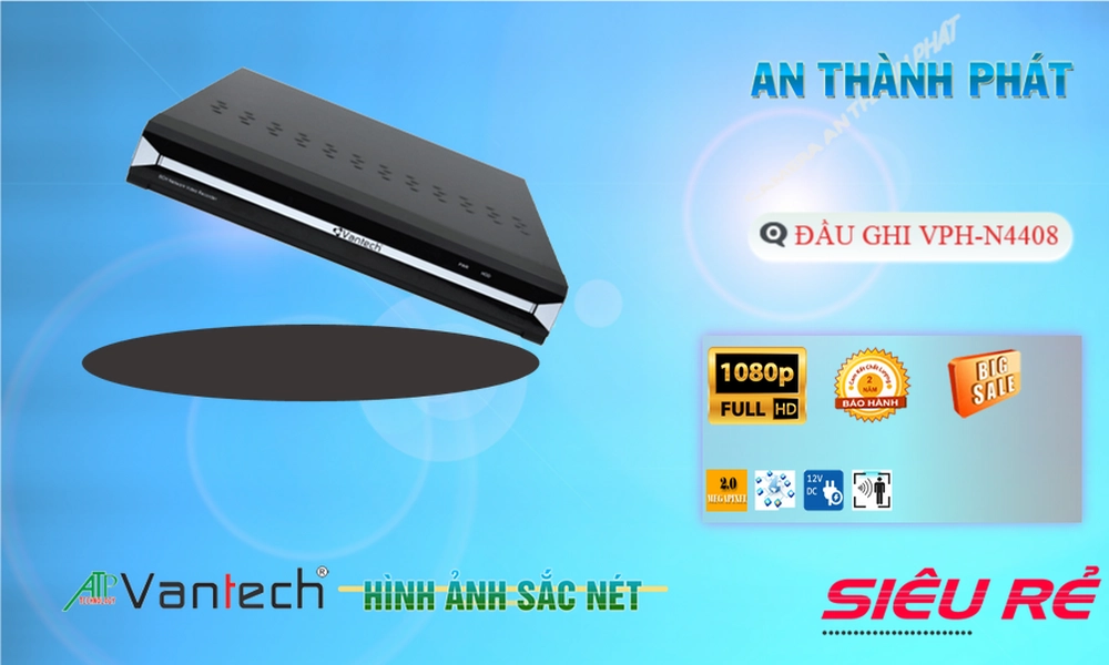 VPH-N4408 Đầu ghi Camera VanTech Giá tốt VPH-N4408 Đầu ghi Camera VanTech Giá tốt