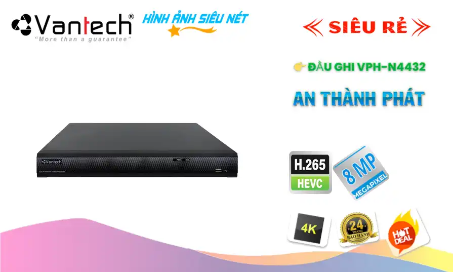 ✅ VPH-N4432 Đầu Ghi Hình Đang giảm giá ✅ VPH-N4432 Đầu Ghi Hình Đang giảm giá
