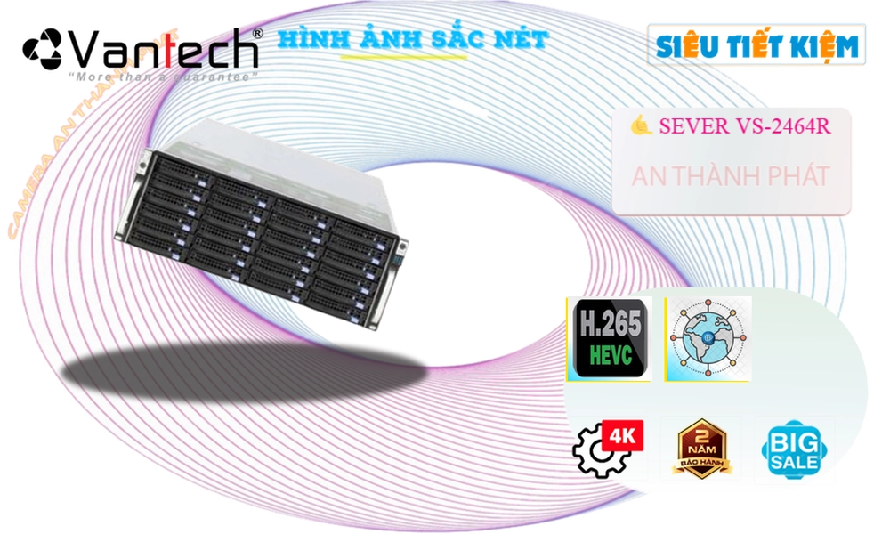 Đầu ghi VanTech VS-2464R Tiết Kiệm Đầu ghi VanTech VS-2464R Tiết Kiệm