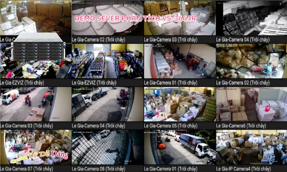 ✲  Đầu Ghi Camera VanTech VS-3664R Tiết Kiệm