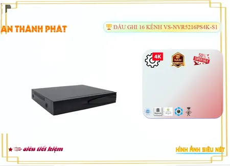 Đầu Ghi Visioncop VS-NVR5216PS4K-S1 Đầu Ghi Visioncop VS-NVR5216PS4K-S1