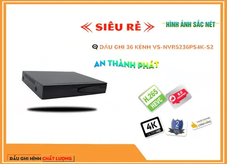 Đầu Ghi Visioncop VS-NVR5236PS4K-S2 Đầu Ghi Visioncop VS-NVR5236PS4K-S2