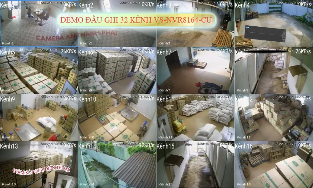 Đầu Ghi Visioncop VS-NVR8164-CU