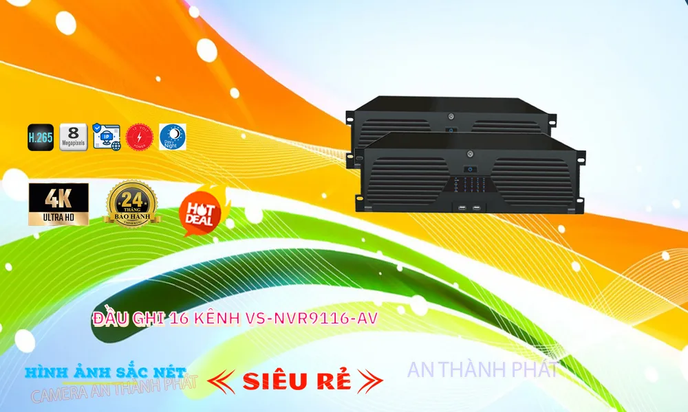 Đầu Ghi Visioncop VS-NVR9116-AV Đầu Ghi Visioncop VS-NVR9116-AV
