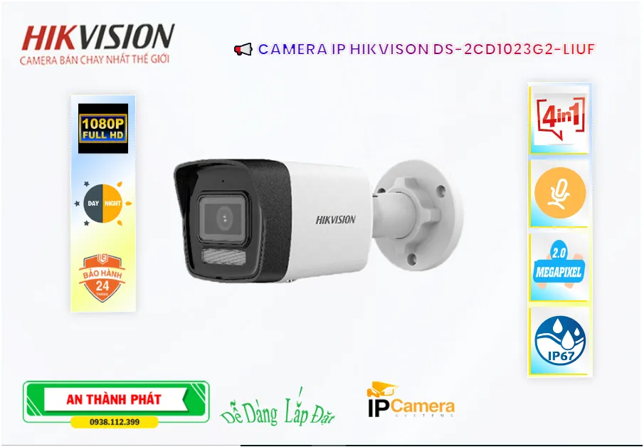 Camera ip DS-2CD1023G2-LIUF,Giá giá sỉ DS-2CD1023G2-LIUF,Nhà Phân Phối DS-2CD1023G2-LIUF, Bán Lỗ,DS-2CD1023G2-LIUF bán chạy nhất,Giá Bán DS-2CD1023G2-LIUF FULL HD 1080P 2.0 megapixel ,Điểm bán  Camera Giám Sát DS-2CD1023G2-LIUF,thông số DS-2CD1023G2-LIUF, Chất lượng nhất,DS-2CD1023G2-LIUF Giá Khuyến Mãi,DS-2CD1023G2-LIUF Giá Hấp Dẫn,công nghê DS-2CD1023G2-LIUF,DS-2CD1023G2-LIUF Tốt nhất,DS-2CD1023G2-LIUF Chất Lượng,bán DS-2CD1023G2-LIUF