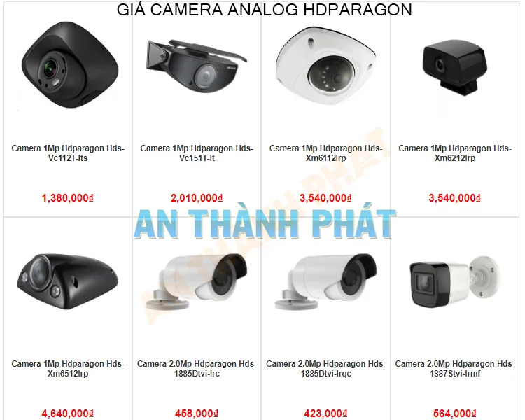 báo giá camera analog
