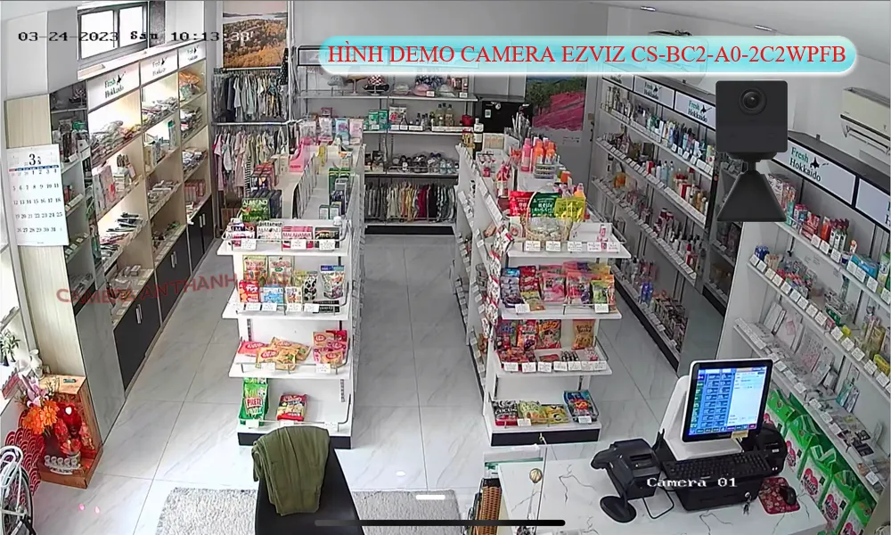 hình ảnh demo của camera Ezviz CS-BC2-A0-2C2WPFB