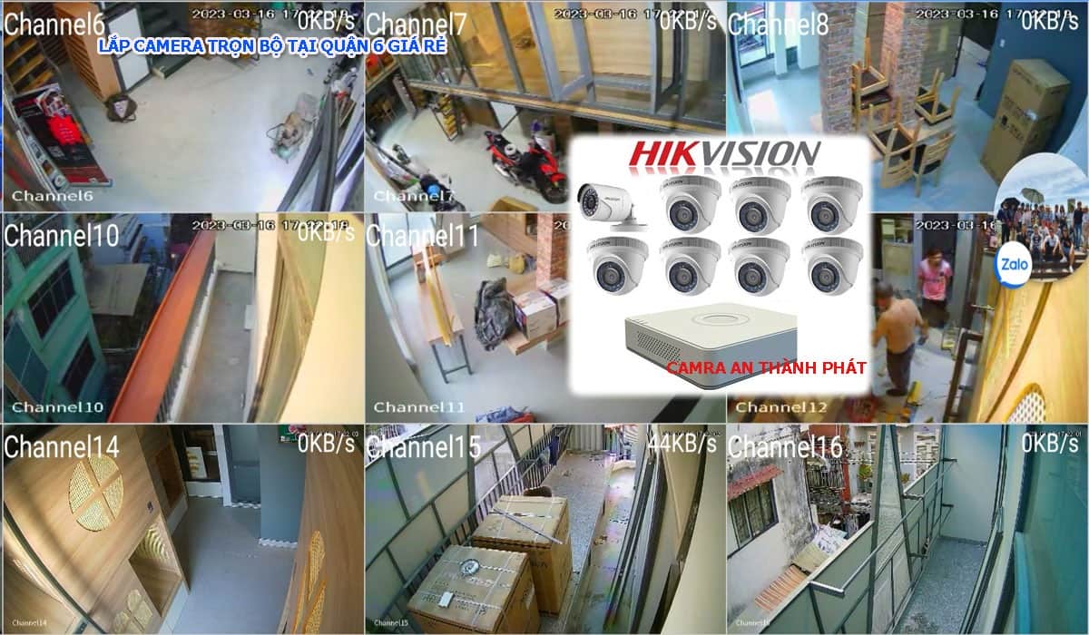 lắp đặt camera công trình quận 6 giá rẻ