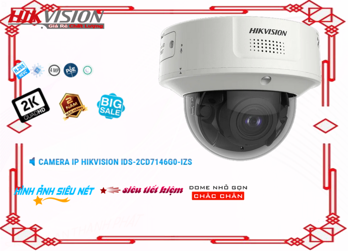 Hikvision iDS-2CD7146G0-IZS Sắc Nét Hikvision iDS-2CD7146G0-IZS Sắc Nét