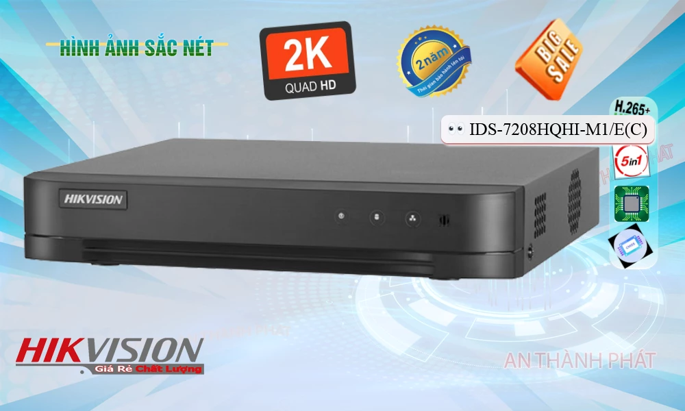 iDS-7208HQHI-M1/E(C) Đầu Thu Hikvision