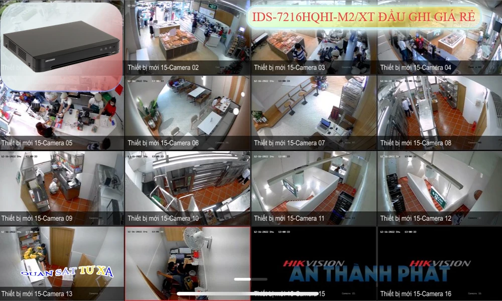 Đầu Ghi 16 Kênh iDS-7216HQHI-M2/XT Chính Hãng Hikvision Đầu Ghi 16 Kênh iDS-7216HQHI-M2/XT Chính Hãng Hikvision