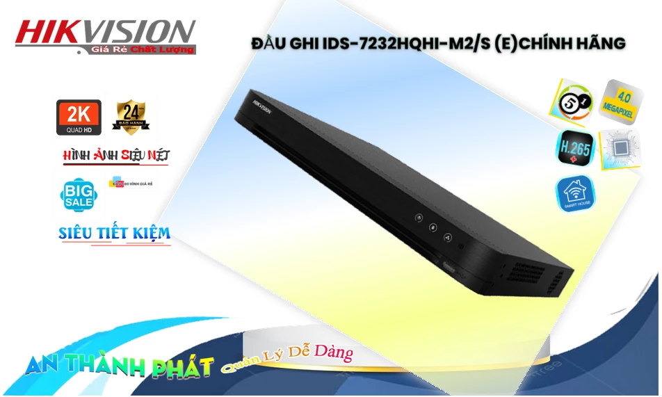 Đầu Thu KTS Hikvision iDS-7232HQHI-M2/S(E) ❇
