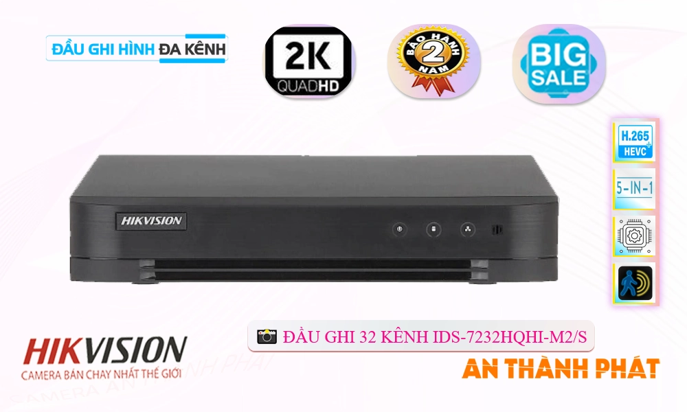 iDS-7232HQHI-M2/S Hikvision đang khuyến mãi