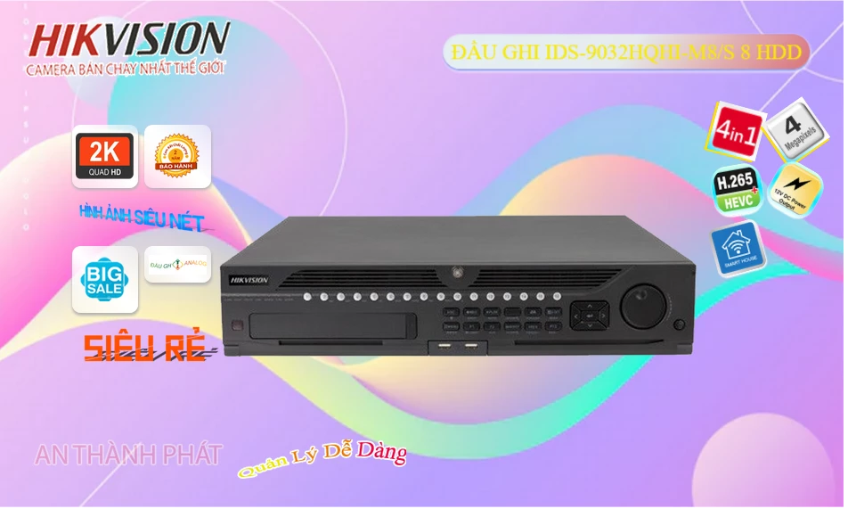 Đầu Ghi Camera iDS-9032HQHI-M8/S Hikvision