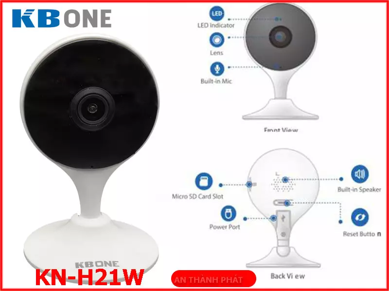 Lắp đặt camera wifi KBONE-KN-H21W