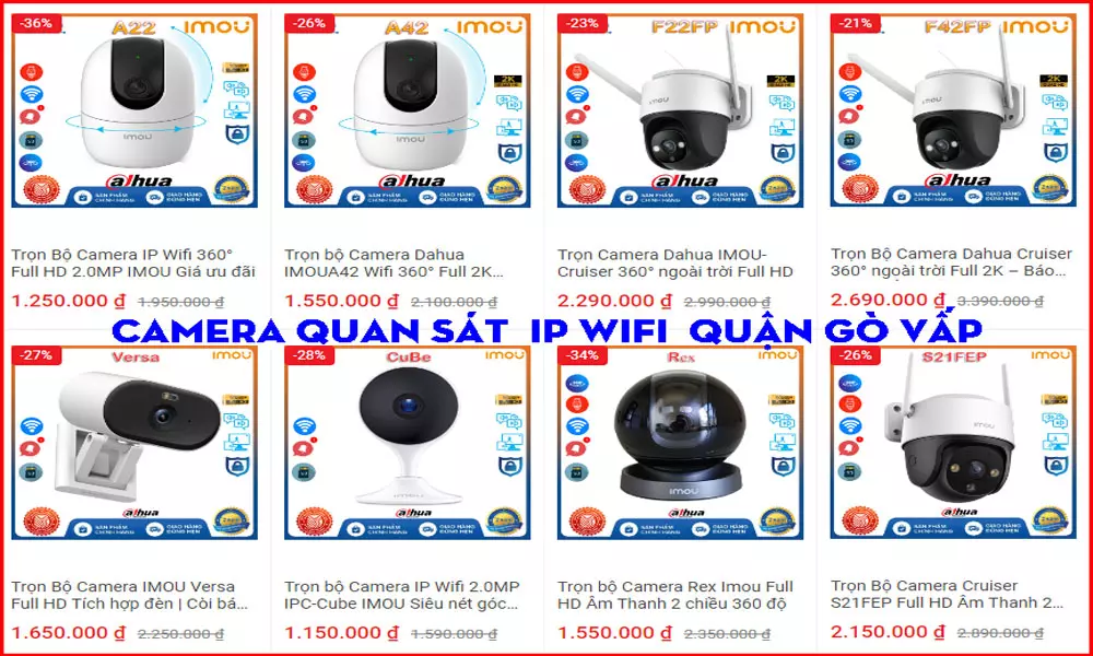 Lắp Đặt Camera Quan Sát Tại Quận Gò Vấp
