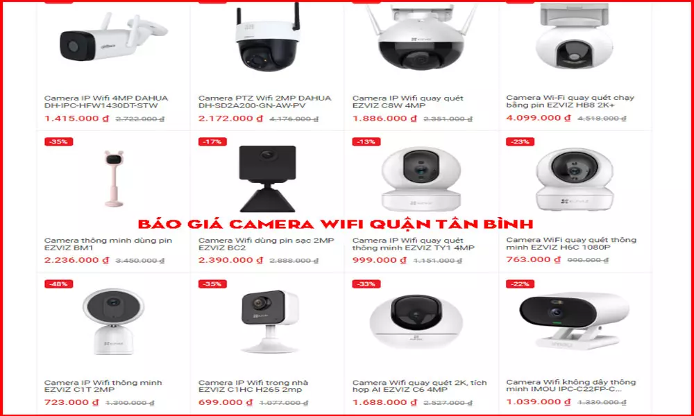 Lăp Camera Giám Sat Tại Quận Tân Bình