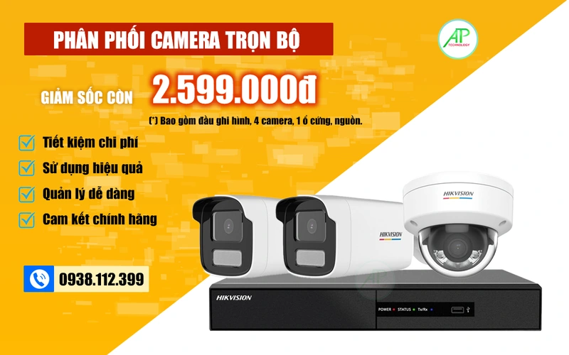 phân phối camera trọn bộ giá rẻ