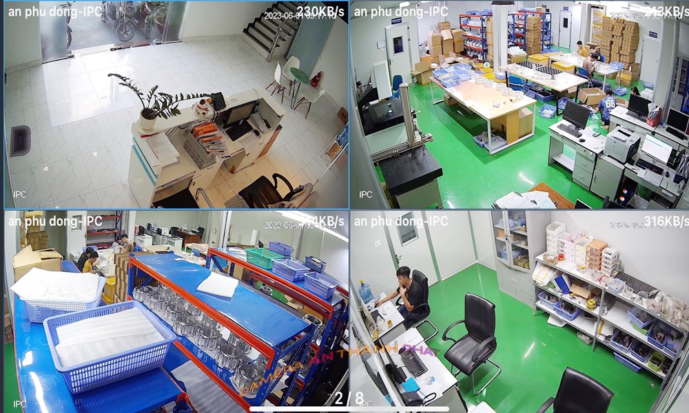 Bộ 4 camera chính hãng sắc nét