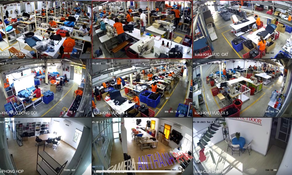 Bộ Camera Nhà Xưởng Có Màu Ban Đêm Bộ Camera Nhà Xưởng Có Màu Ban Đêm
