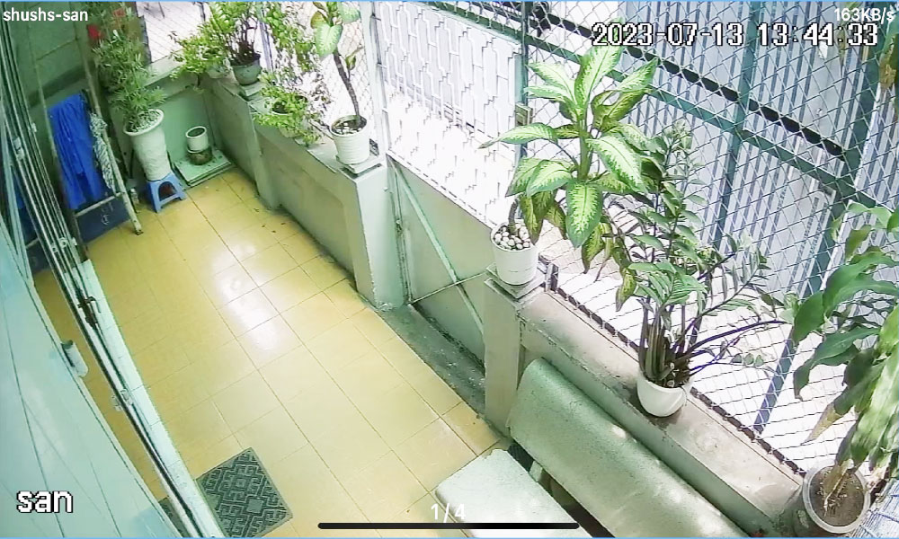 Hình Camera thực tế của bộ Lắp Đặt Camera Trường Học Full Color Giá Rẻ sử dụng mã DH-HAC-HDW1239TP-LED-S2