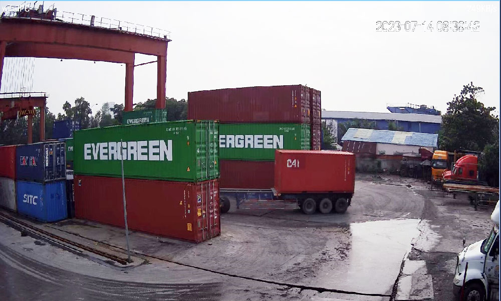 Hình  Camera  thực tế  Chất Lượng Hình  2.0 MP FULL HD 1080P  Sắc nét tiết kiệm chi phí  của bộ Trọn Gói Camera Nhà Hàng Giá Rẻ sử dụng mã DS-2CE70DF0T-MF